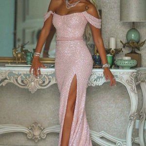 Off-Shoulder Mermaid Dress